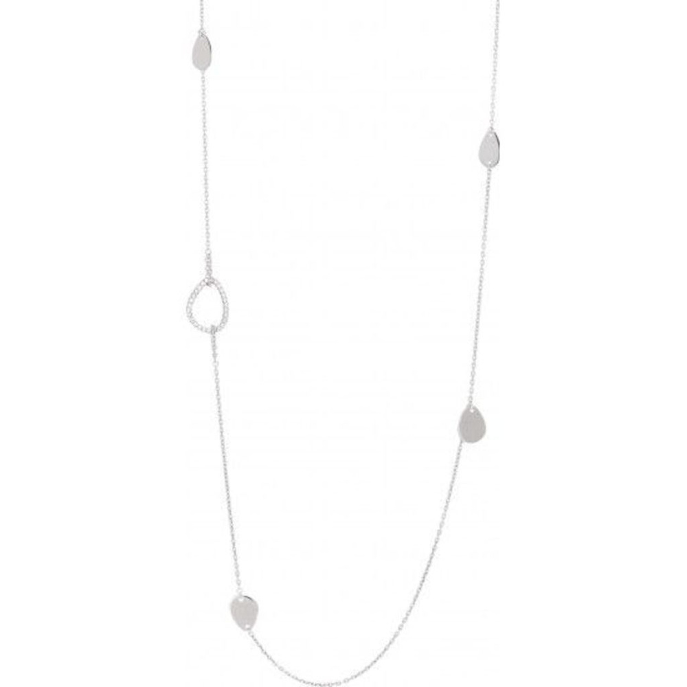 Murat Sterling Silver Rhodium Plated 26" Necklace